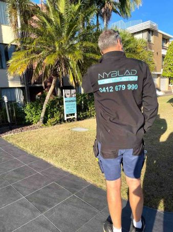 A Nyblad Worker on site — Home and Unit Remodelling in Sunshine Coast, QLD